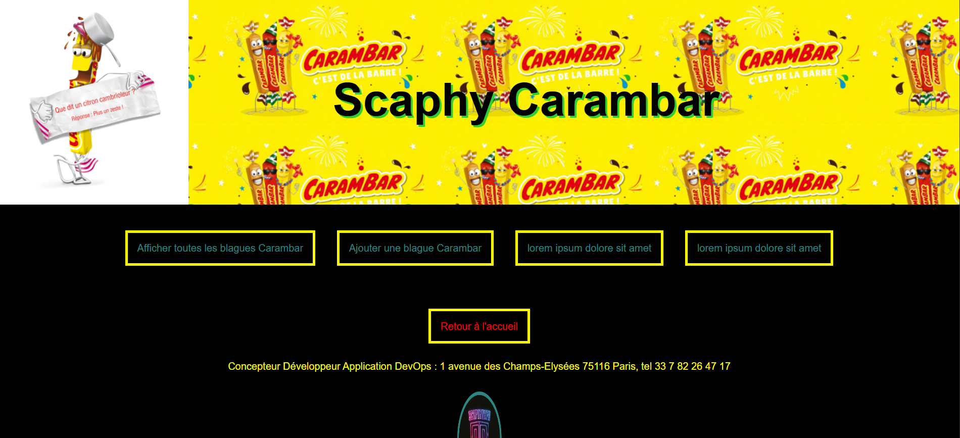 photo site Scaphy Carambar